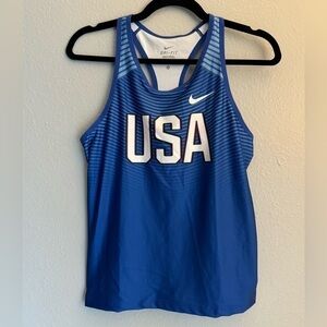 Nike Pro Elite Track & Field Olympics Team USA 2016 Running Singlet